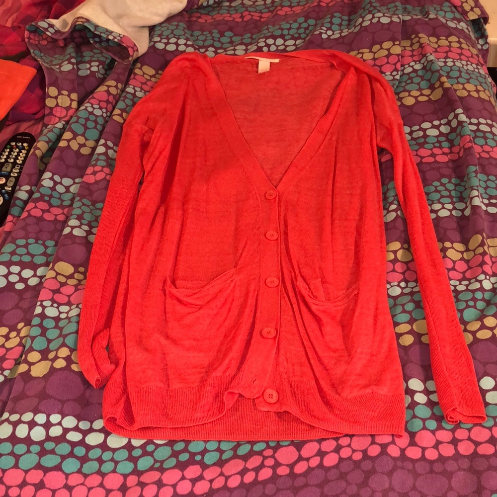 Hot pink lightweight Victorias Secret sweater sm